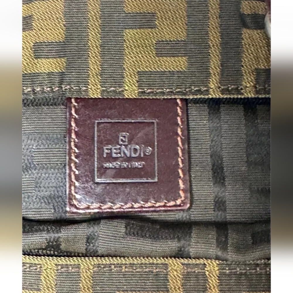 Vintage Fendi Mini Zucca Tote, Brown - Picture 4 of 12